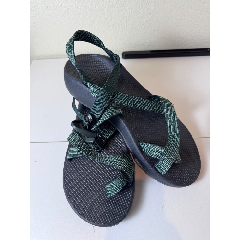 Chaco Z Cloud Sport Sandals Mens‎ 13 Green Strappy Hiking Outdoor Gorpcore